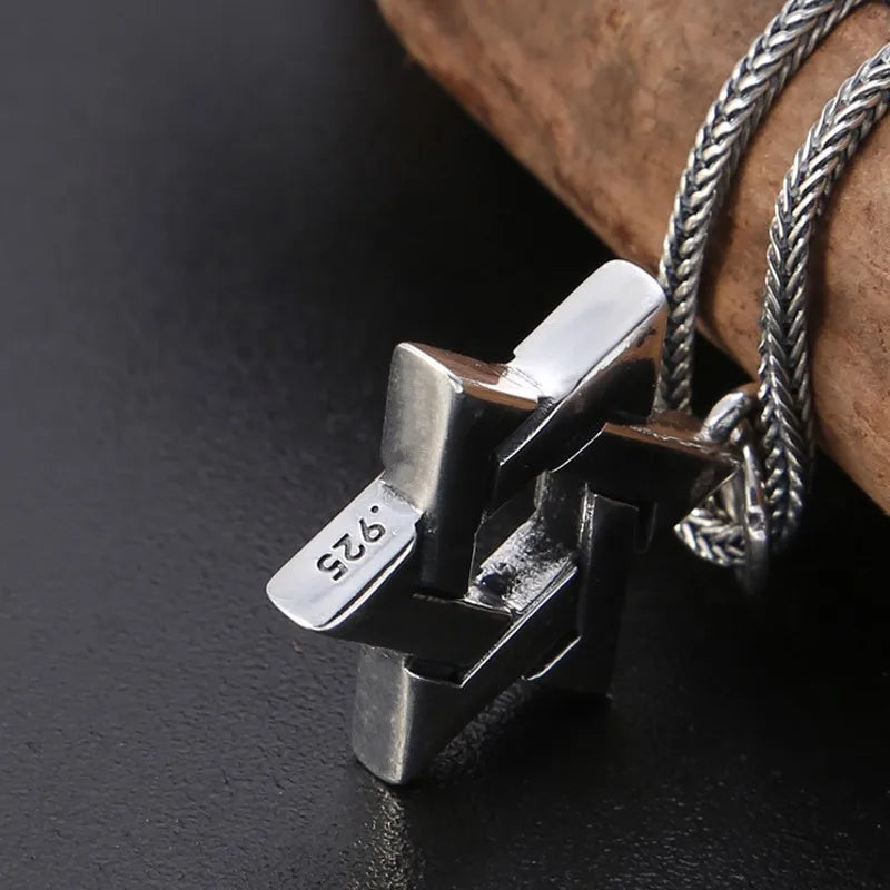 שרשרת מגן דוד 925