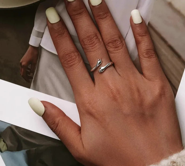 טבעת חיבוק 925