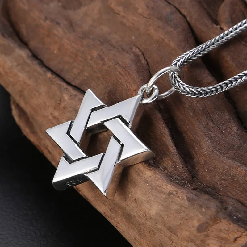 שרשרת מגן דוד 925