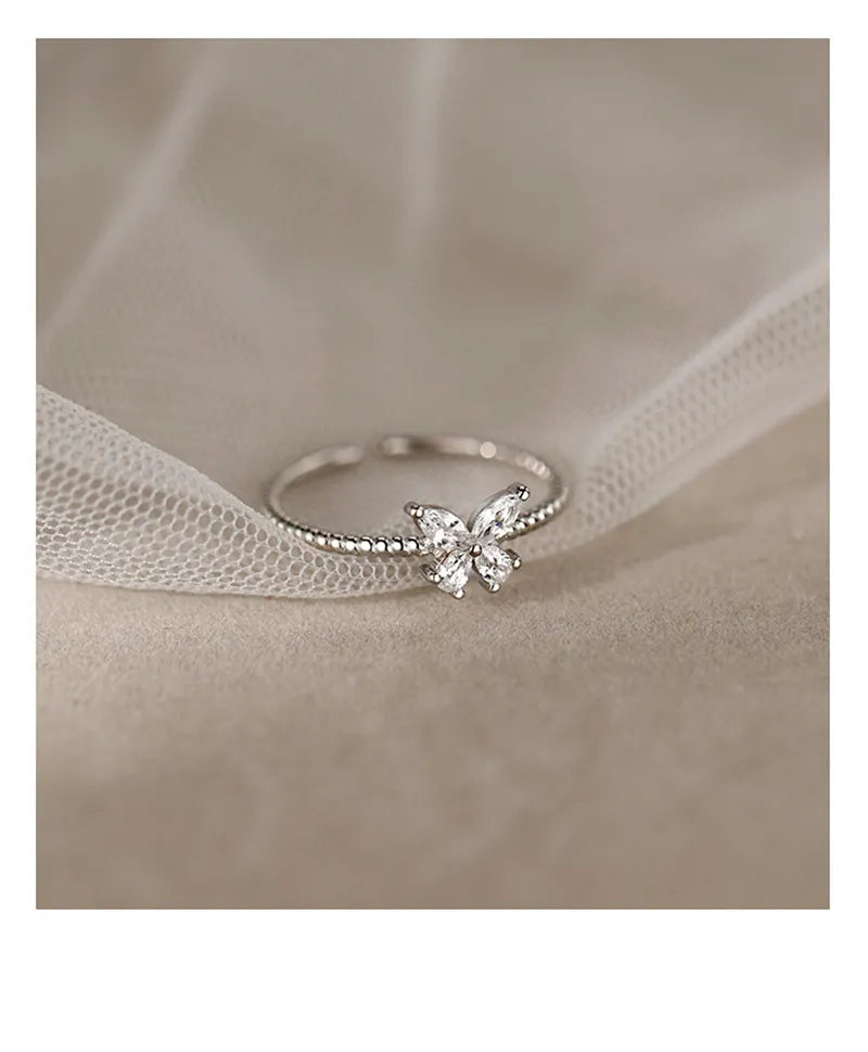 טבעת פרפר לכל גיל כסף 925