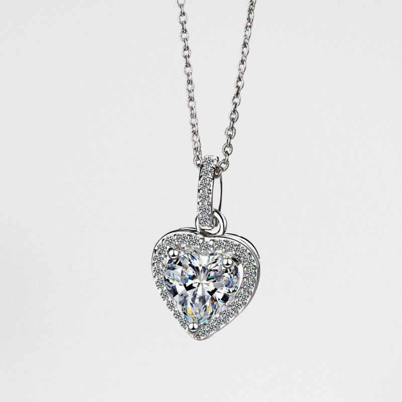 שרשרת לב כסף 925