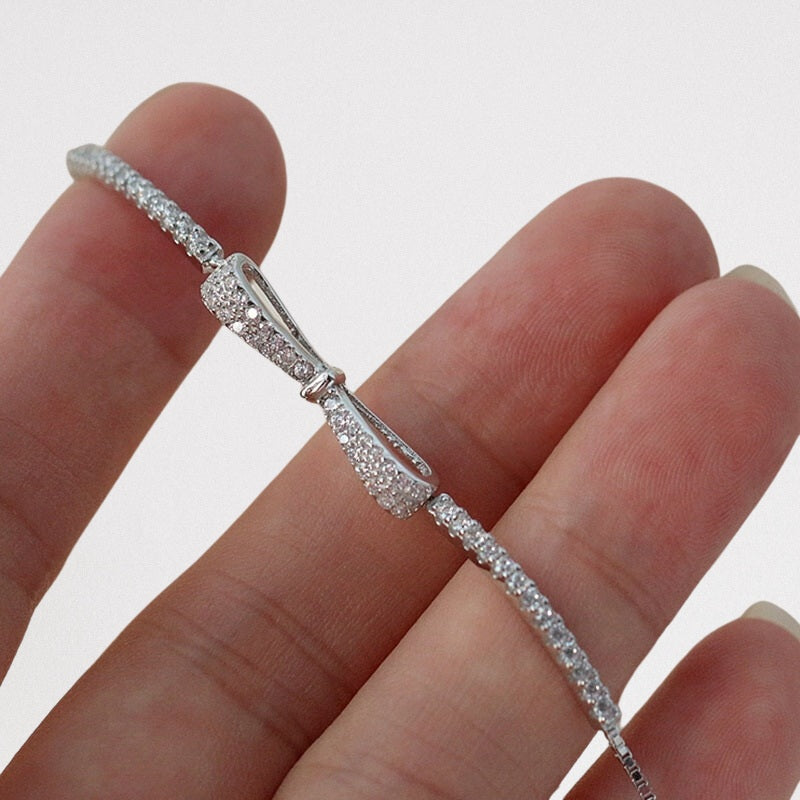 צמיד טניס 925 'פפיון'