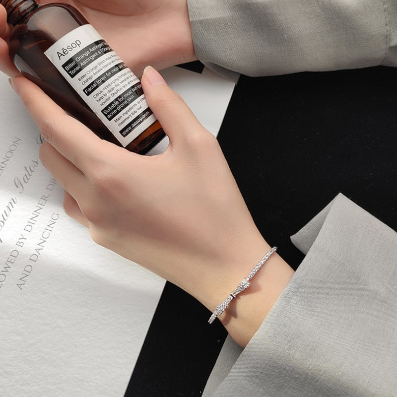 צמיד טניס 925 'פפיון'