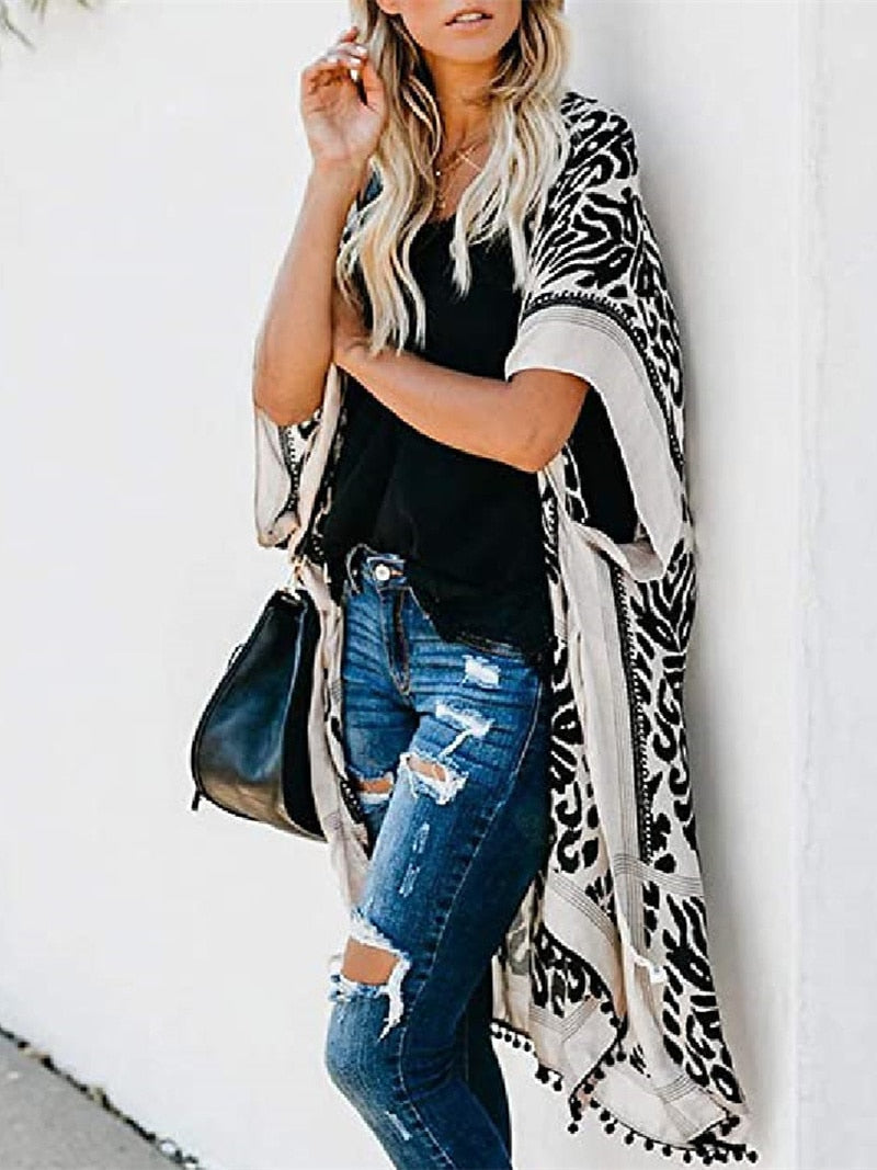 קימונו בוהמי לנשים